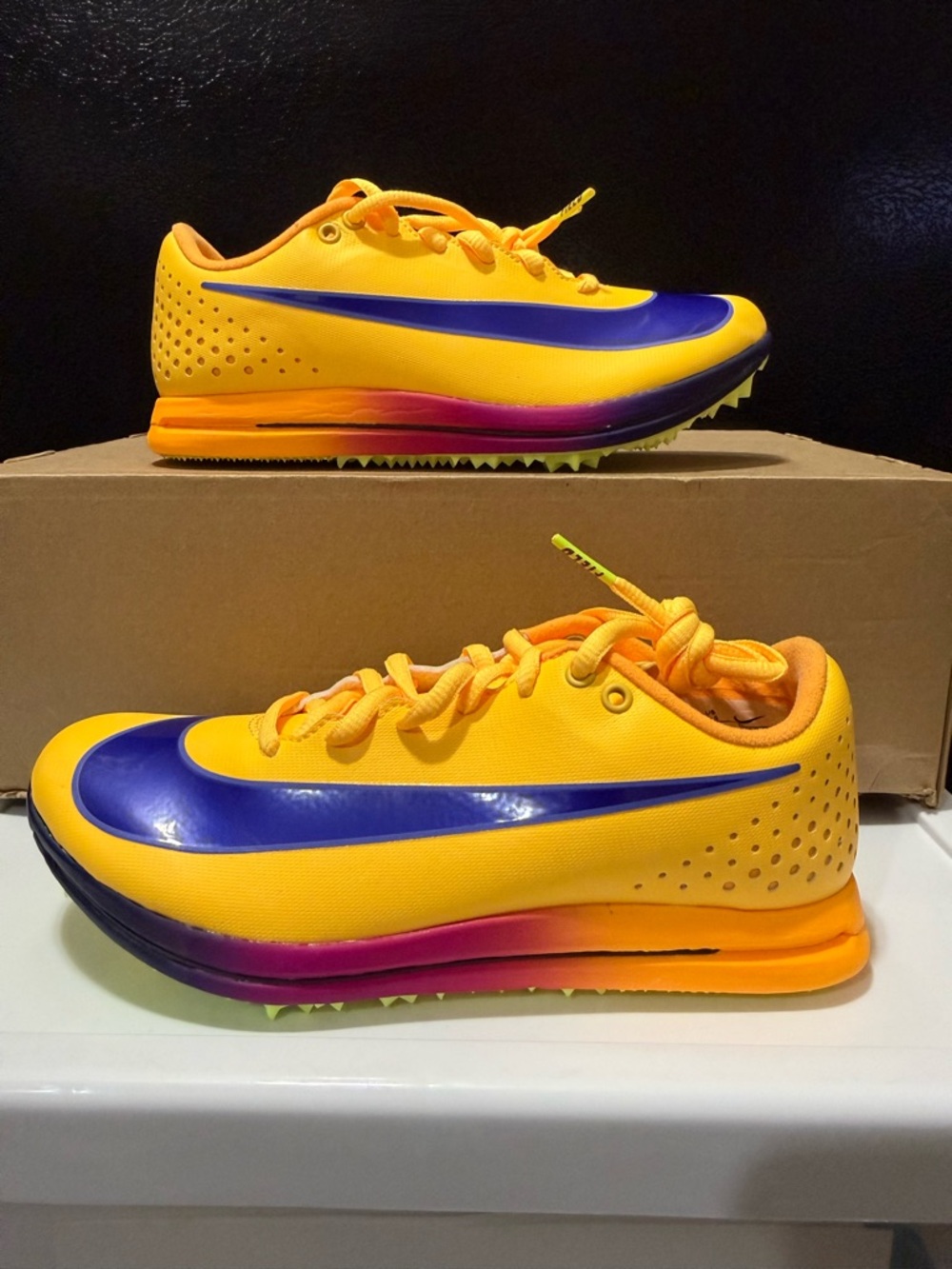 Size 4.5 Nike Triple Jump Elite 3 Track & Field Jumping Spikes Citron HV6425-800